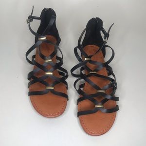 Black Kerri Gladiator Sandals Universal Thread 8